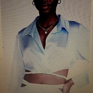 HANSEN & GRETEL..MARLO SILK SHIRT..LARGE